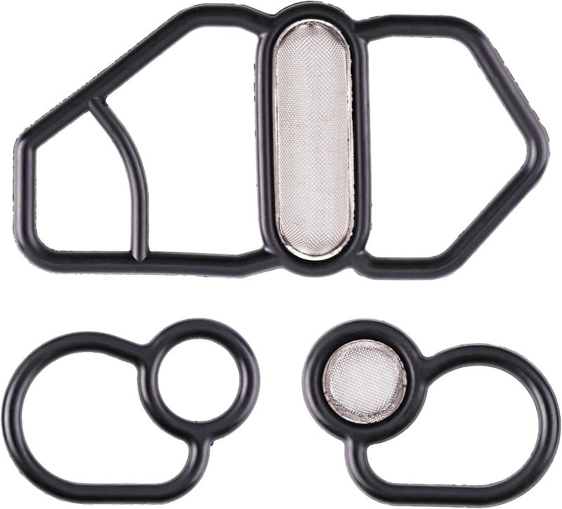 Cybal 15825-P08-005 36172-P08-015 36172-P08-005 Head Cylinder Solenoid Spool VTEC Valve Gasket Set Fit 92-05 ACURA INTEGRA/NSX HONDA CIVIC/CIVIC DEL SOL 1.5L/1.6L/1.7L/1.8L/3.0L/3.2L 0396578,0396620,0396577 - Image 2
